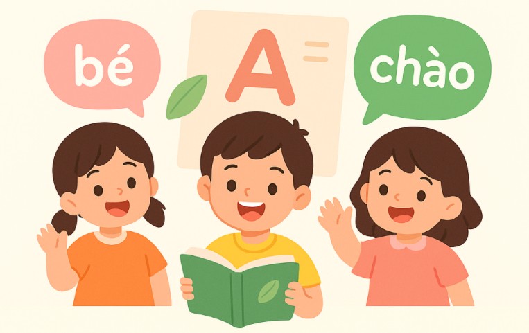 tiếng việt cho trẻ em ở nhật
