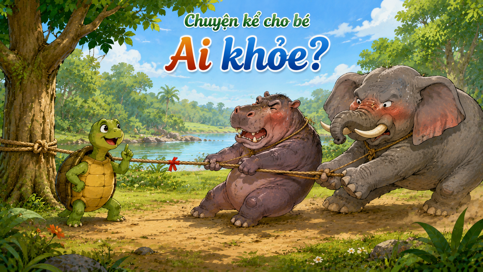 Chuyện kể cho bé Ai khỏe?