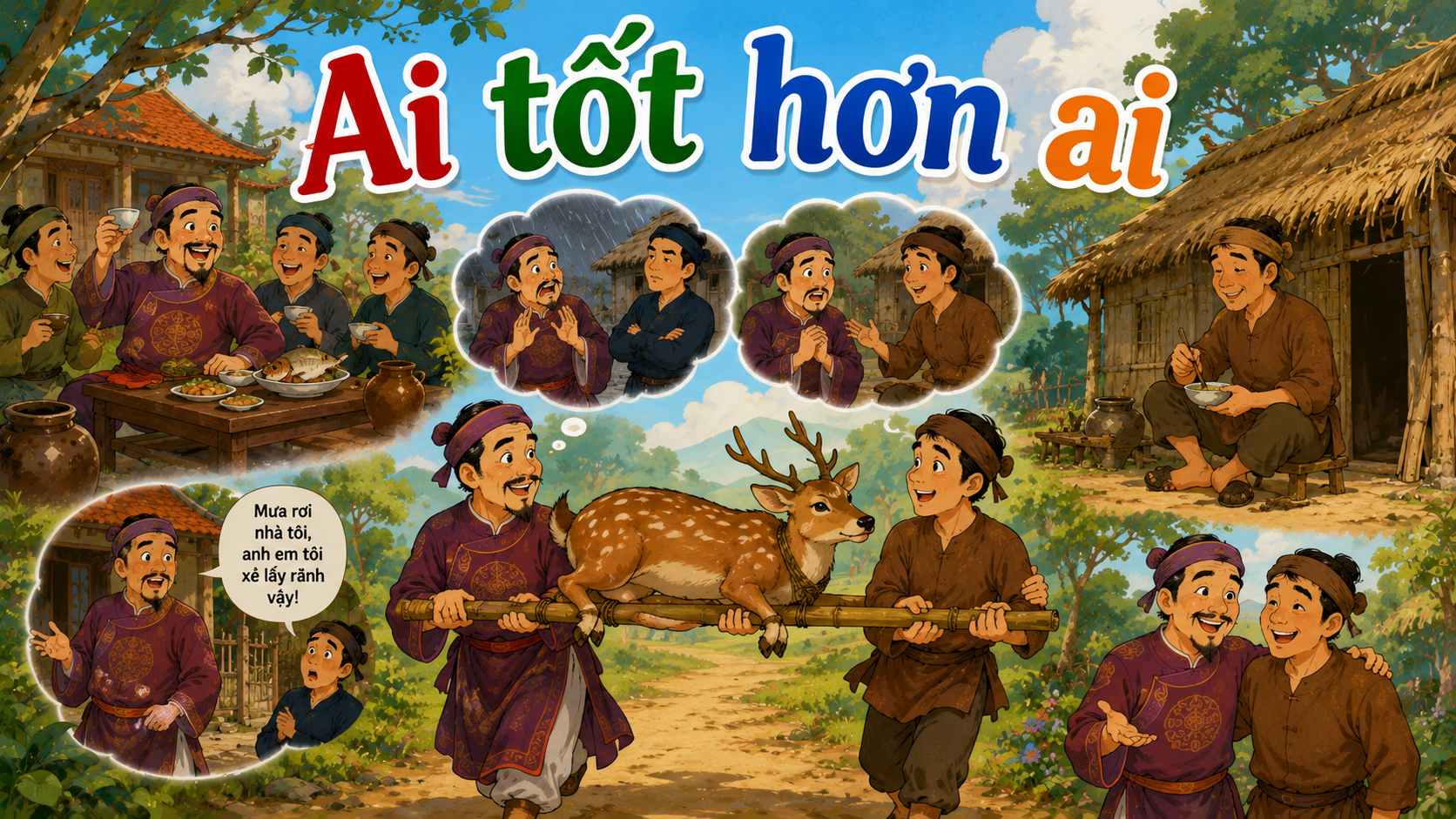 Truyện cổ tích Ai tốt hơn ai