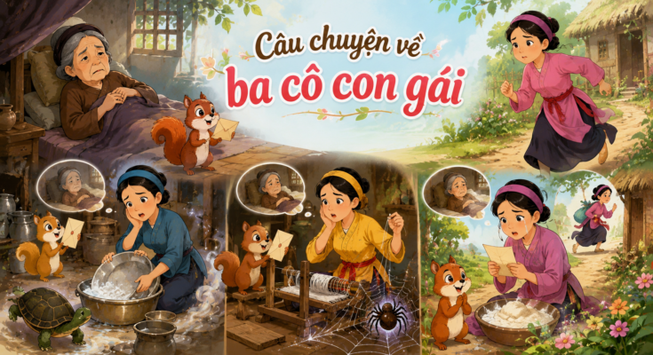 Chuyện kể cho bé Ba cô gái