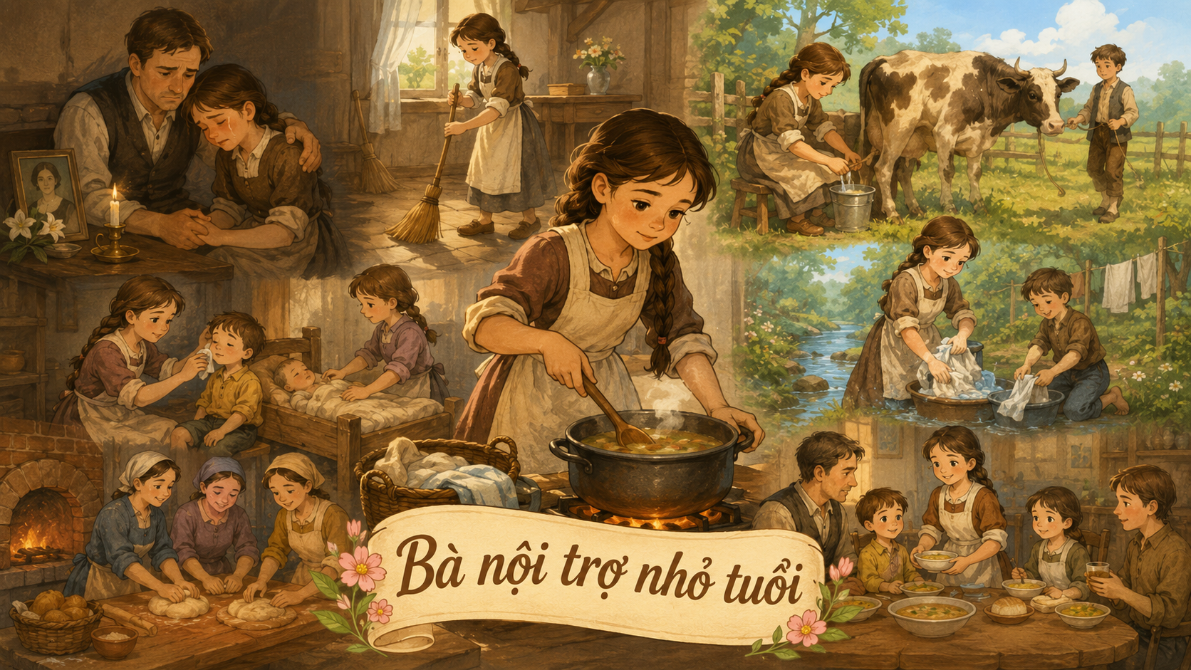 Truyện cổ tích Bà nội trợ nhỏ tuổi