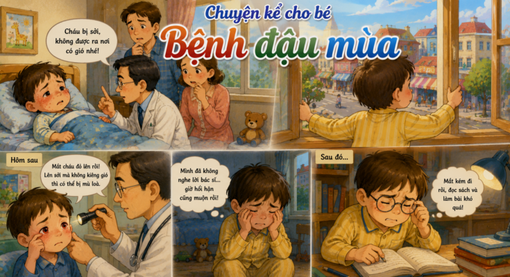 Chuyện kể cho bé Bệnh đậu mùa