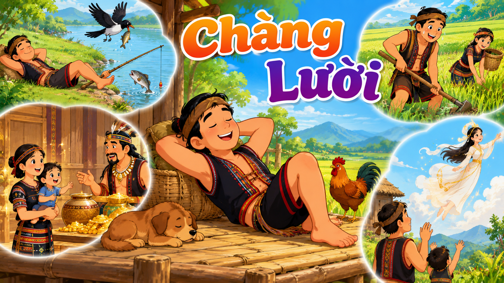Truyện cổ tích Chàng lười