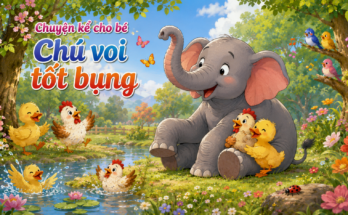 Chuyện kể cho bé Chú voi tốt bụng