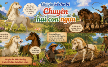 Chuyện kể cho bé Chuyện hai con ngựa.
