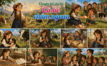 Chuyện kể cho bé Cô bé chăm ngoan