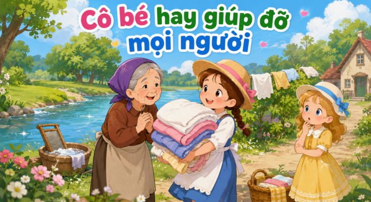 Chuyện kể cho bé Cô bé hay giúp đỡ mọi người