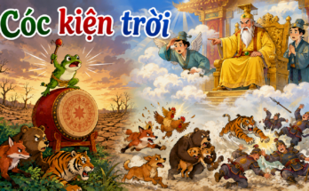 Truyện cổ tích Cóc kiện trời