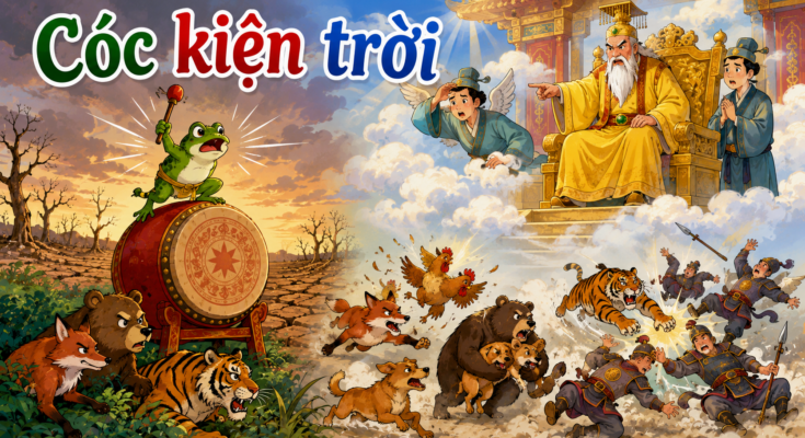 Truyện cổ tích Cóc kiện trời