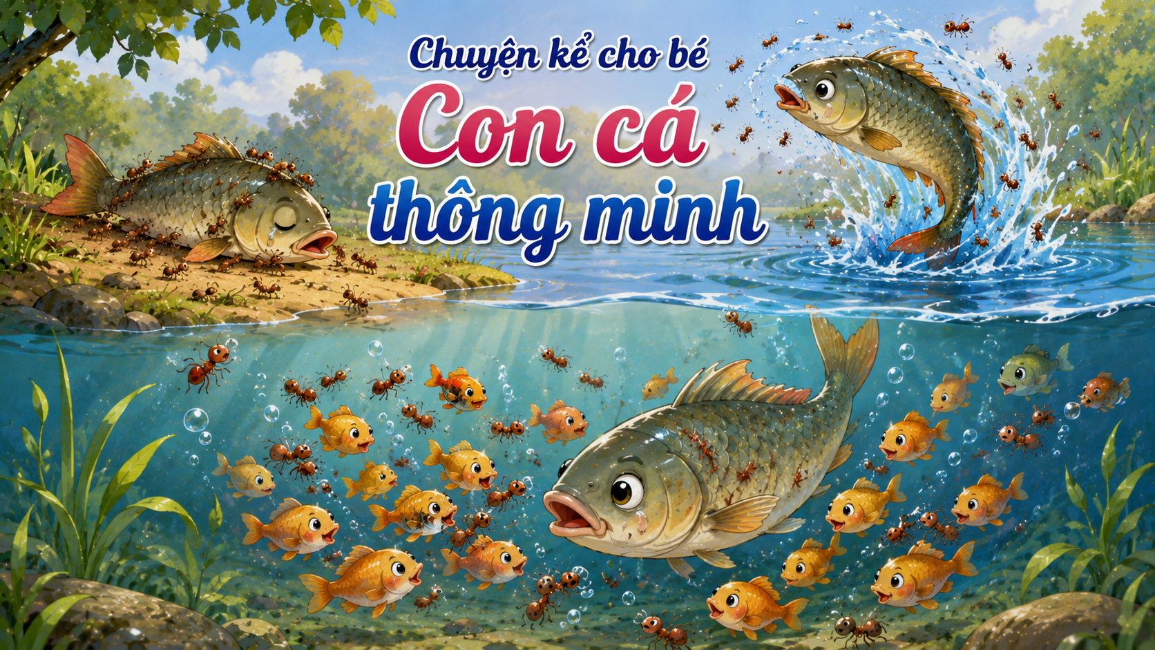 Chuyện kể cho bé Con cá thông minh