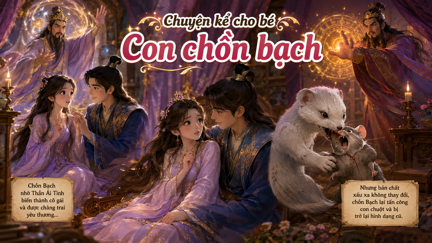 Chuyện kể cho bé Con chồn bạch