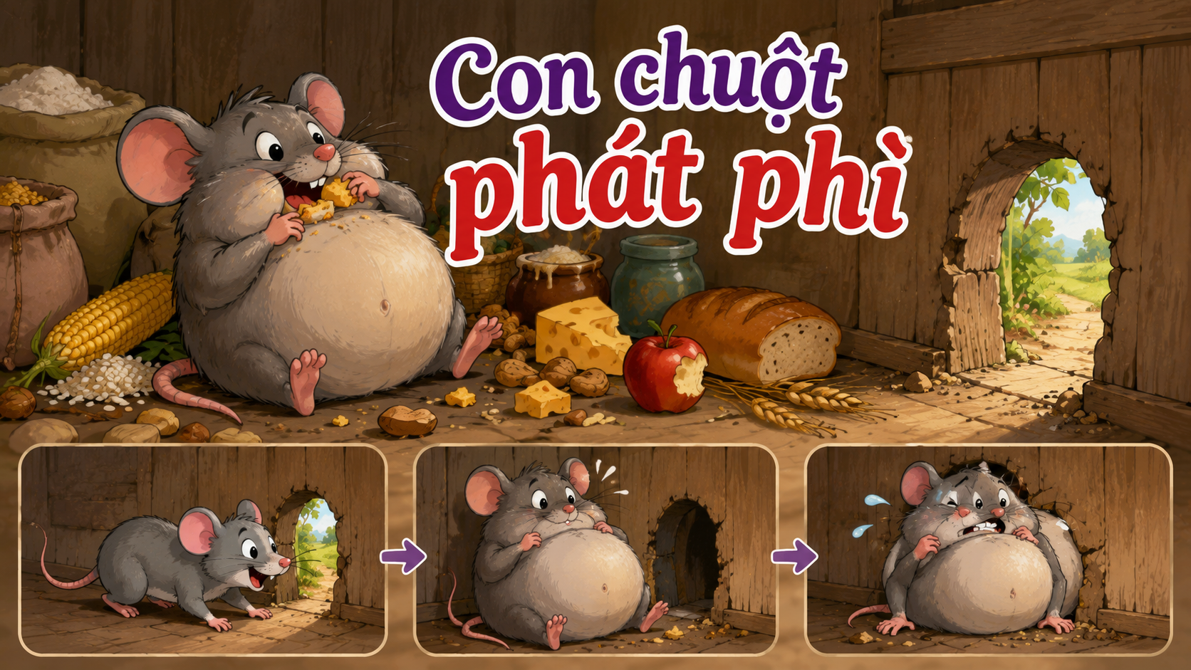 Truyện cổ tích Con chuột phát phì