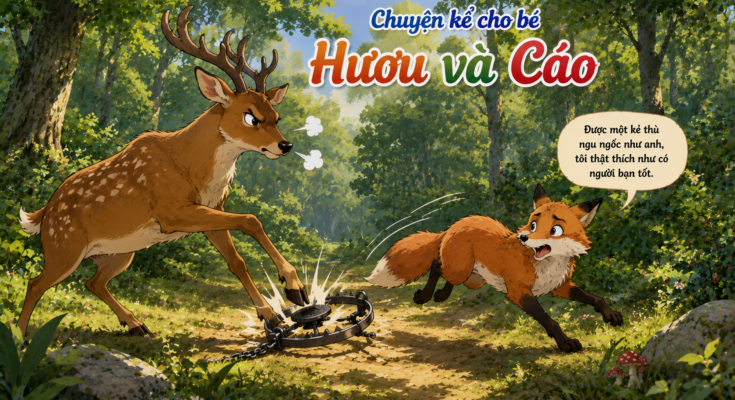 Chuyện kể cho bé Hươu và Cáo