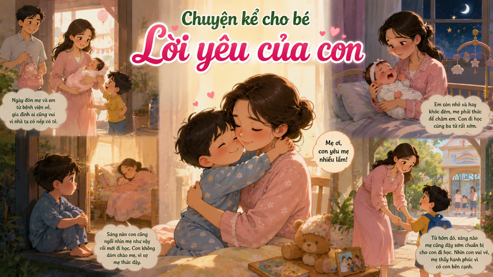 Chuyện kể cho bé Lời yêu của con