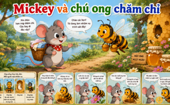 Chuyện kể cho bé Mickey và chú ong chăm chỉ