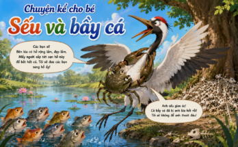 Chuyện kể cho bé Sếu và bầy cá