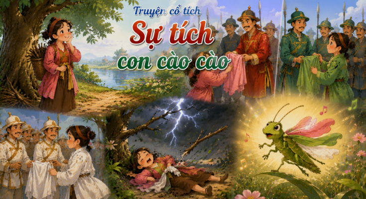 Truyện cổ tích Sự tích con cào cào