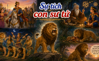 Truyện cổ tích Sự tích con sư tử