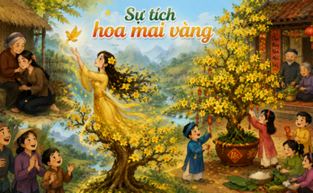 Truyện cổ tích Sự tích hoa mai vàng