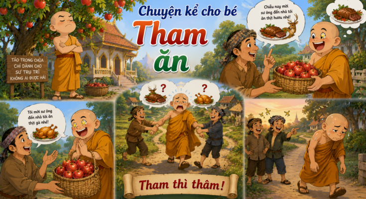 Chuyện kể cho bé Tham ăn