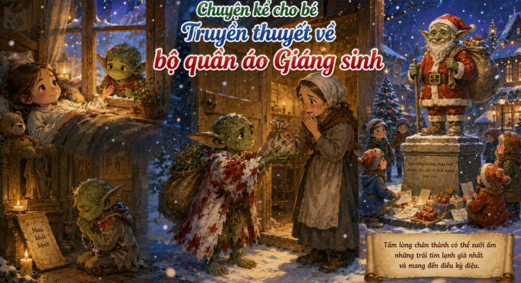 Chuyện kể cho bé Truyền thuyết về bộ quần áo Giáng sinh