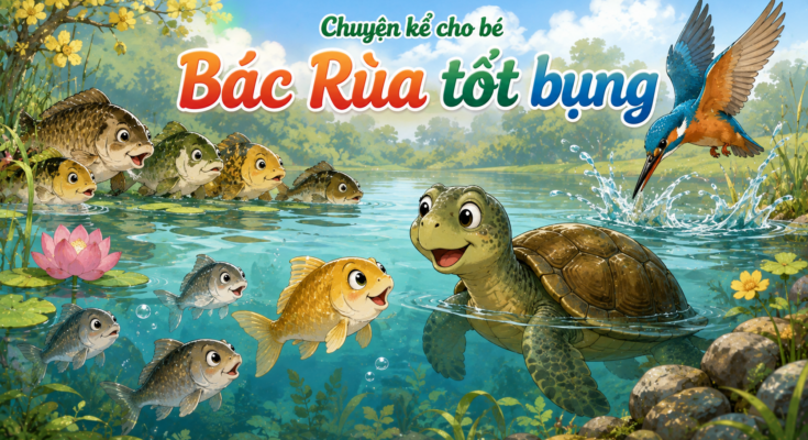 Chuyện kể cho bé Bác Rùa tốt bụng