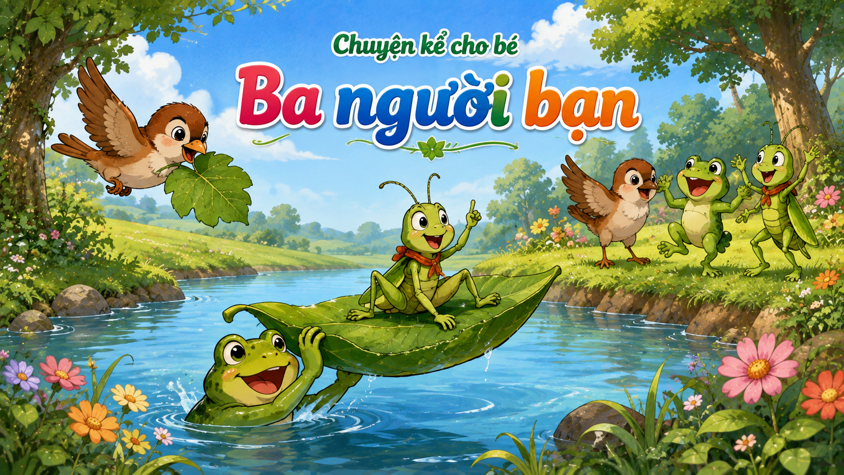 Chuyện kể cho bé Ba người bạn