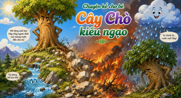 Chuyện kể cho bé Cây Chò kiêu ngạo