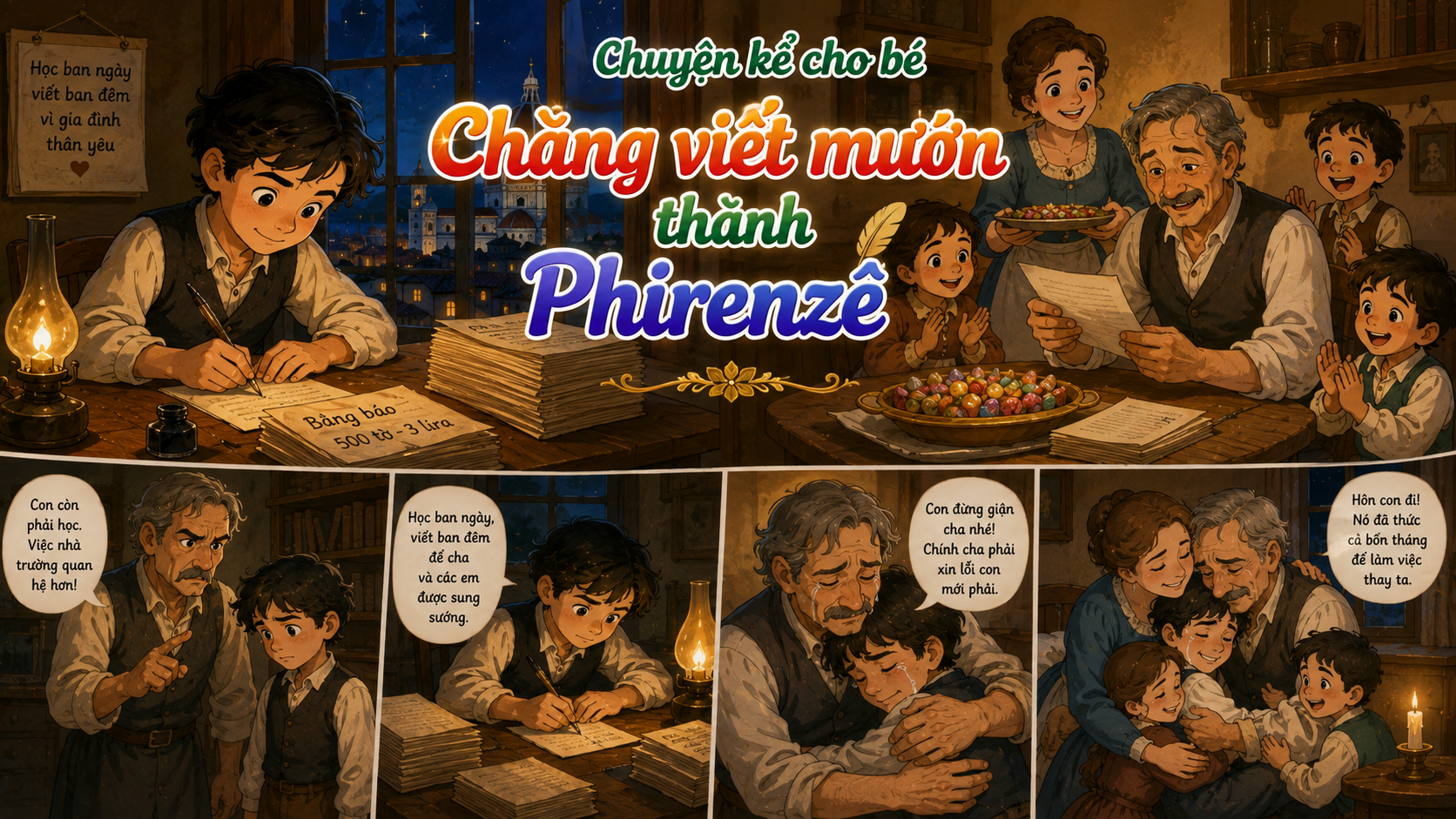 Chuyện kể cho bé Chàng viết mướn thành Phirenzê