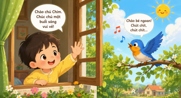 Chuyện kể cho bé Chào buổi sáng