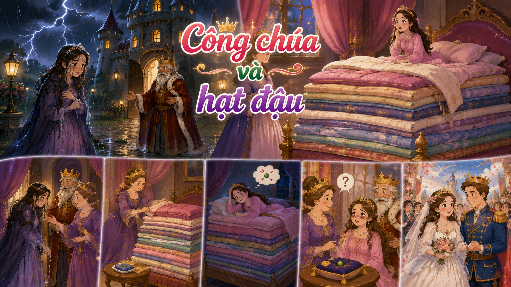 Truyện cổ tích Công chúa và hạt đậu