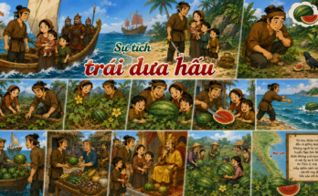 Truyện cổ tích Sự tích trái dưa hấu