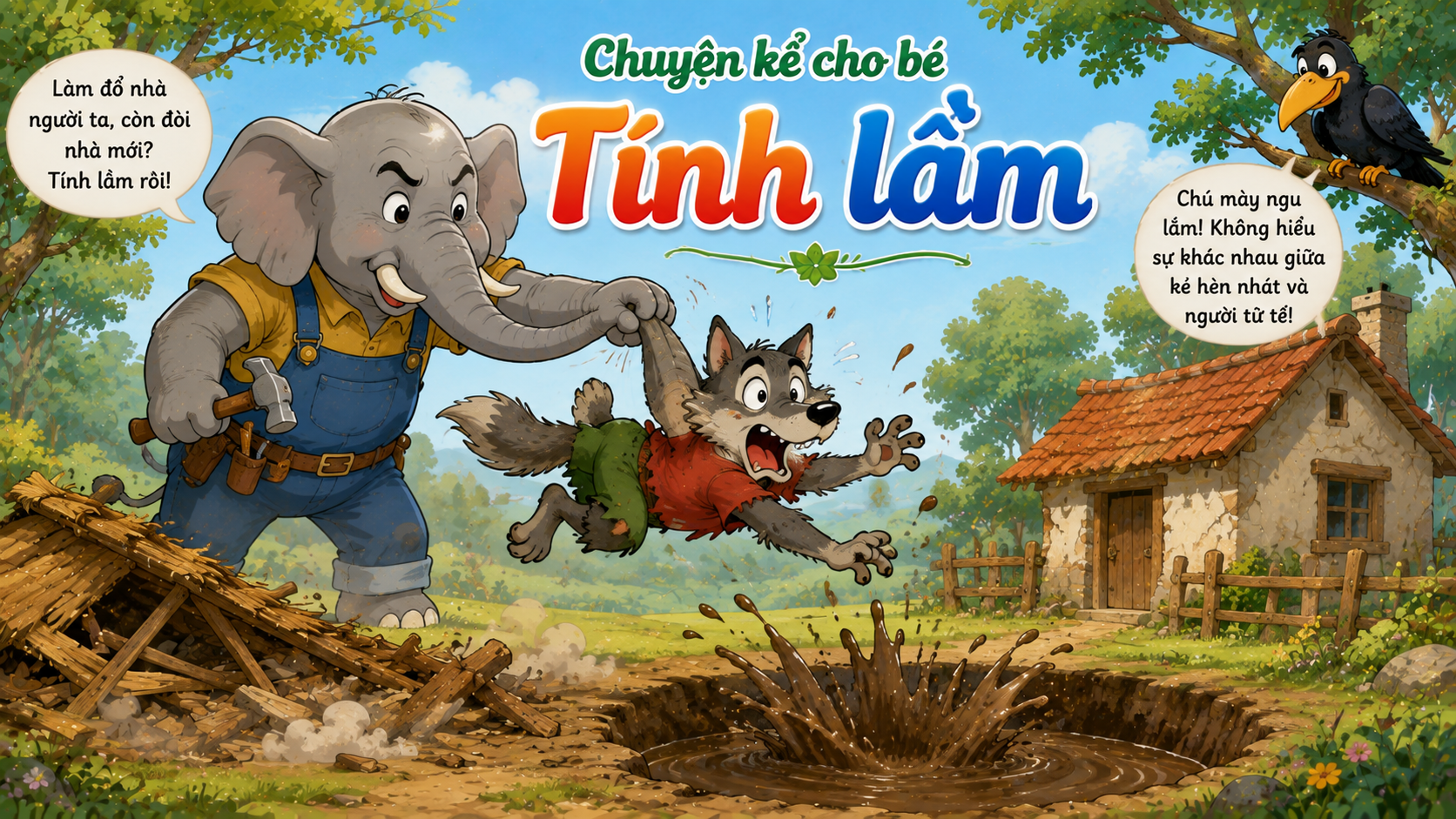 Chuyện kể cho bé Tính lầm