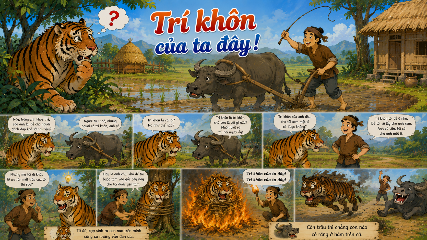 Truyện cổ tích Trí khôn của ta đây!